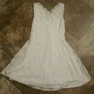 White Lace Summer Dress